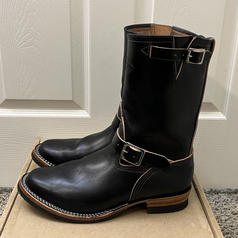 Sold - Wesco Mister Lou 10" Black Horsehide Boots Size US Mens 10.5 EE - Picture 4 of 12